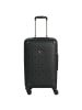 Guess Wilder 22 IN - 4-Rollen-Trolley M 64 cm erw. (dark taupe logo) in schwarz