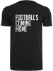 Merchcode T-Shirt "Footballs Coming Home Logo Tee" in Schwarz