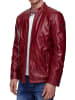 Tazzio Lederjacke "19707" - in Weinrot