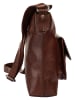 SPIKES & SPARROW Umhängetasche CROSS BODY echt Leder in cognac