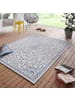 NORTHRUGS In- & Outdoor Wendeteppich Leyte Blau Creme