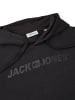 Jack & Jones Pullover JJMORTY OLD LOGO SWEAT HOOD SMU in Schwarz