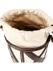 Armani Exchange Marisol Mini Bag Umhängetasche Leder 17 cm in natur dunkelbraun
