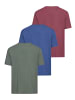 Man's World T-Shirt in grün-blau-dk-rot