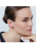 Luxenter metal alloy and Brilliant Zirconia earrings finished in 18k rose gold - Maliard