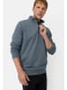 Camel Active Sweatshirt mit Troyerkragen in Tintenblau
