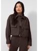 QS Outdoor-Jacke in 8945_dunkelbraun