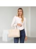 Florence Leder Handtasche Florence Tasche beige ca. 35cm