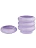 Butlers Blumenübertopf HOOP mit Teller in Violett
