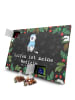 Mr. & Mrs. Panda Advents-Teekalender Panda Golfen mit Spruch in Kreidetafel