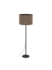 Licht-Erlebnisse Stehlampe Ø 50 x (H)165 cm in Schwarz Braun