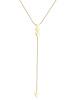 Elli Halskette 925 Sterling Silber Dreieck in Gold