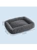Feandrea Hundebett Baddi in Blei-Grau - (B)71 x (H)18 x (T)55 cm