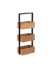relaxdays Badregal in Natur - (B)28,5 x (H)67 x (T)15 cm