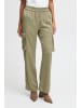 b. young BYESTO CARGO PANTS - HEAVY WOVEN Regular fit in Aloe