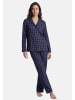 Seidensticker Pyjama Classic Flannel in Navy