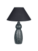 Beliani Tischleuchten MATINA in Blau/Schwarz - (W) 40 x (H) 60 x (L) 40 cm
