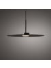 Licht-Erlebnisse Pendelleuchte Ø 40 x (T)140 cm in Schwarz