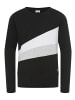 Kangaroos Langarmshirt in schwarz-colorblocking