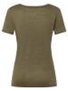 super.natural Merino T-Shirt in grün