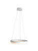 näve LED Pendelleuchte "SATURN" in weiß - (L)60 cm x (B)60 cm x (H)100 cm - EEK F