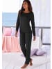 VIVANCE DREAMS Pyjama in schwarz