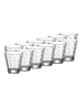 LEONARDO 12er Set Trinkgläser Optic in Transparent 215 ml in transparent