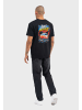 OLDSKULL T-Shirt Retro Roadtrip Logo Graphic in Black