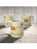 Mr. & Mrs. Panda Becher Spinne Agathe Motivation mit Spruch in Gelb Pastell
