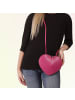 Toscanto Leder Umhängetasche Toscanto Tasche pink ca. 22cm