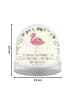 Mr. & Mrs. Panda Schneekugel Weihnachten Flamingo Classic mit Sp... in Naturpapier