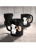 Mr. & Mrs. Panda Teetasse Saxophon Magie mit Spruch in Schwarz