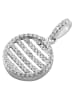 Adeliás Damen Anhänger aus 925 Silber mit Zirkonia in silber