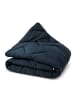 Cheffinger Mikrofaser-Steppdecke in Navyblau für 4 Jahreszeiten, atmungsaktiv in Navyblau