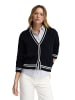 Polo Club Pullover NAUTIC CARDIGAN W VO in Navy Blau