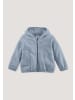 Hessnatur Fleece Jacke in helles jeansblau