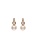 NAEMI Women Earrings in Gold White