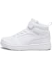 Puma Kinder Sneaker "Rebound V6 Mid AC+ PS" in Weiß