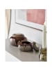 ebuy24 Topf Lone (2-teilig) Braun 16 x 16 cm