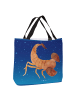 Mr. & Mrs. Panda Tasche Sternzeichen Skorpion ohne Spruch in Sternenhimmel Blau
