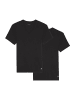 Marc O'Polo V-Shirt Essentials in Schwarz