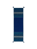 Pergamon Läufer Natur Teppich Kelim Navarro in Blau