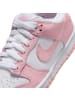 Nike Sneaker DUNK in WEISS/MITTELHELLROSA-WEISS-WEISS