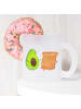 Mr. & Mrs. Panda Kaffeetasse Avocado Toast ohne Spruch in Transparent