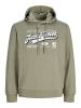JACK & JONES PLUS Kapuzenpullover in Vetiver