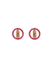 NAEMI Women Earrings in Rose Gold Pink