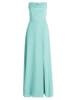 Vera Mont Abendkleid mit Wasserfallausschnitt in Bright Jade
