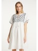 DreiMaster Damen Sommerkleid in Wollweiss