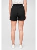 Cloud5ive Cloud5ive Cloud5ive Damen Shorts mit Deko-Bindegürtel u Elastikbund in black