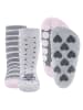 ewers 2er-Set Stoppersocken 2er Pack Maus/Ringel in hellsilber mel./hellrosa